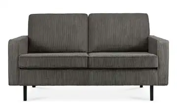 KONSIMO Einzelsofa 164 cm Cordstoff Dunkelgrau 2