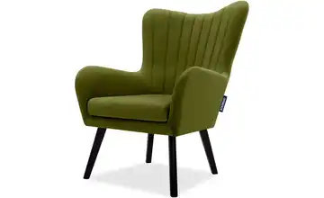 KONSIMO Sessel Olivgrün