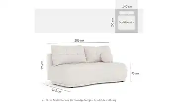 Einzelsofa Beige