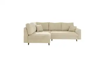 Ecksofa links Beige