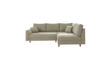 Ecksofa rechts Beige