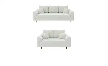 Polstergarnitur 3+2 Weiß