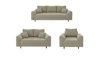 Polstergarnitur 3+2+1 Beige