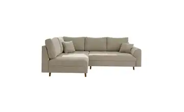 Ecksofa links Beige