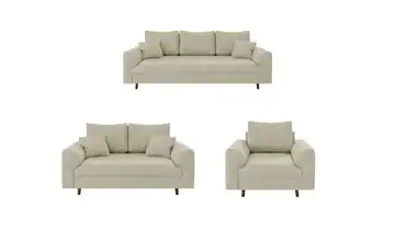 Polstergarnitur 3+2+1 Beige