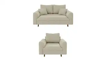 Polstergarnitur 2+1 Beige