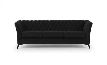 Einzelsofa Schwarz Schwarz