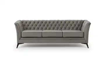 Einzelsofa Schwarz Grau