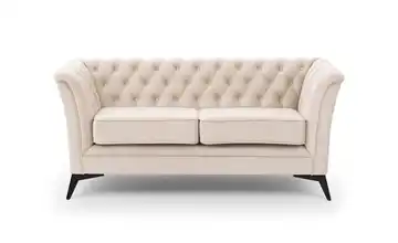 Einzelsofa Schwarz Beige