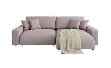 Ecksofa rechts Rosa