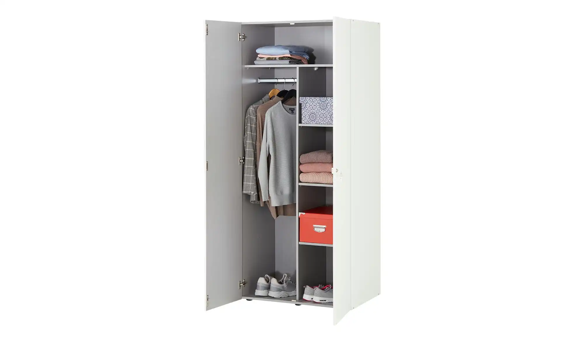 Kleiderschrank Multischrank-System | cm Weiß, 80