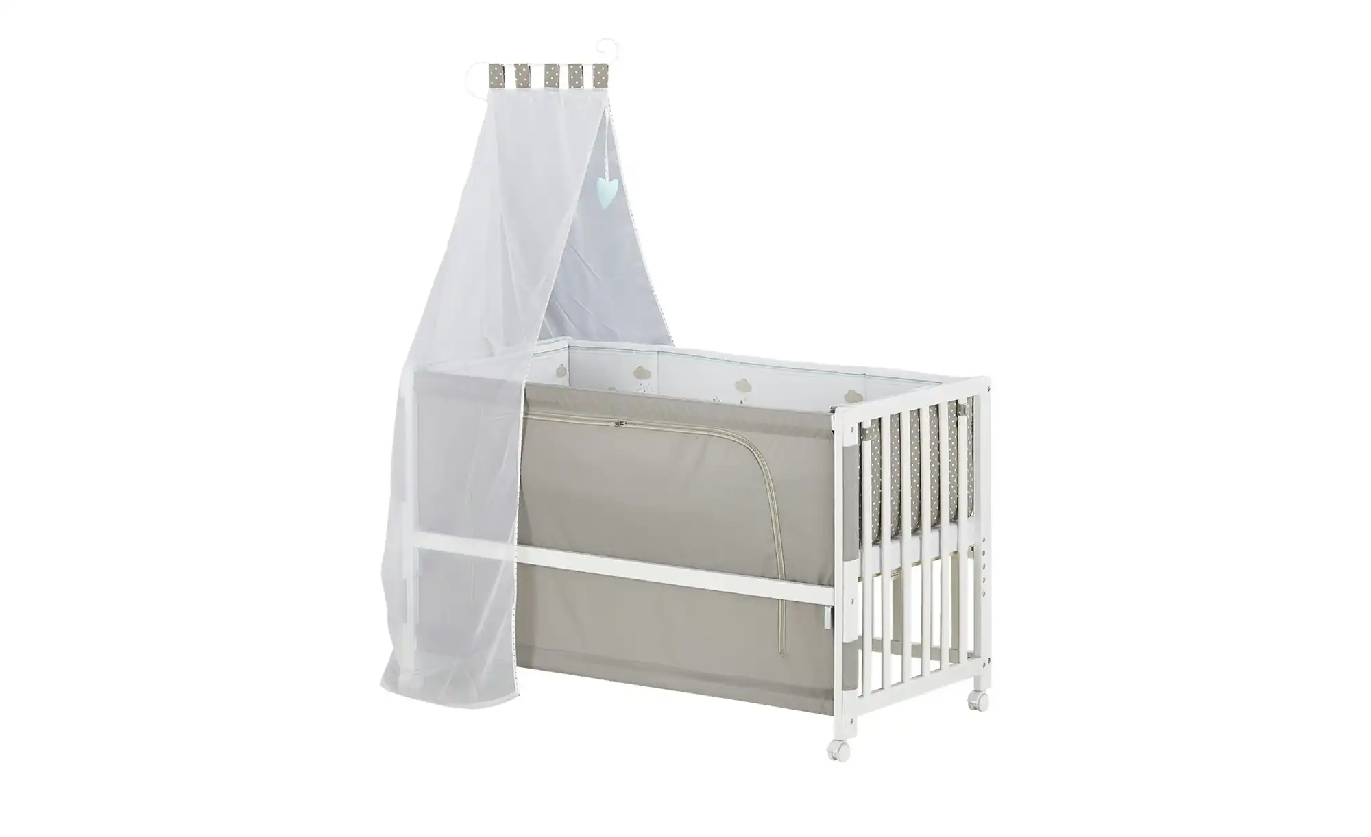 Babybett Kinderbett Schublade Matratze PL Juniorbett 120x60 Weiß  3x1 