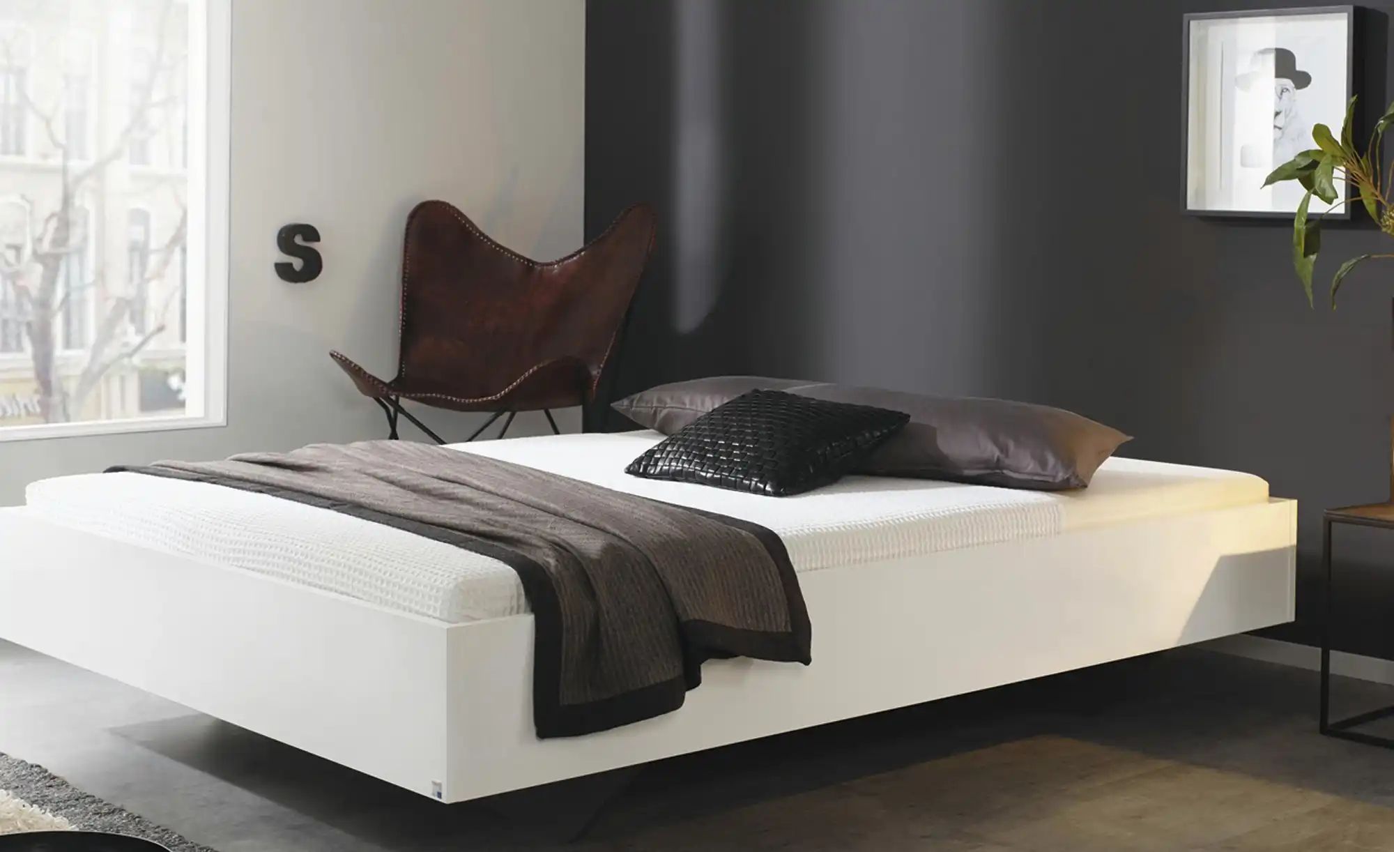 Futonbett Phoenix Alpinweiß, 140 cm